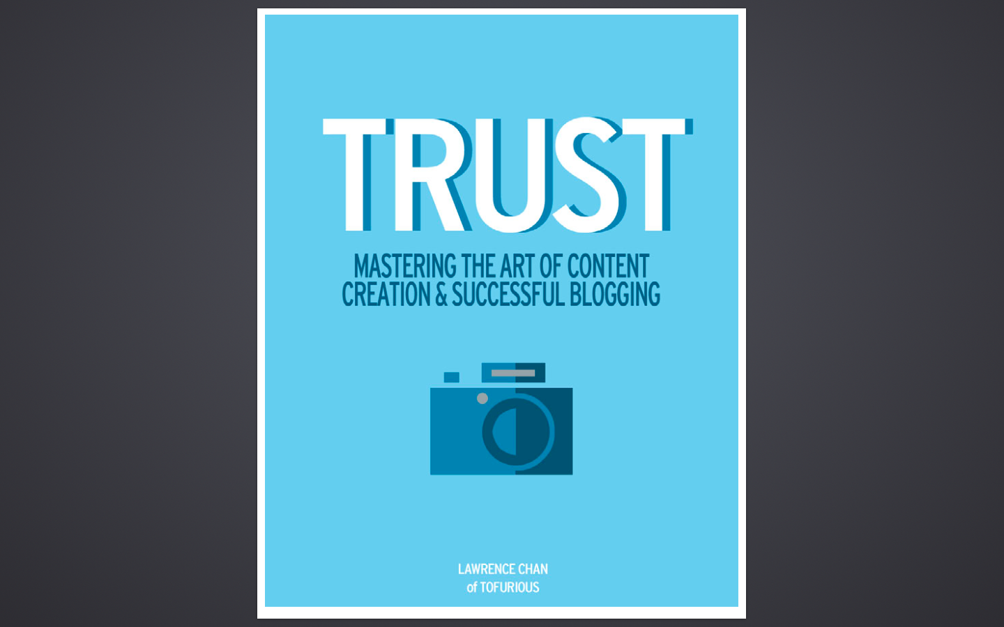 Trust e-book, blogging, Tofurious