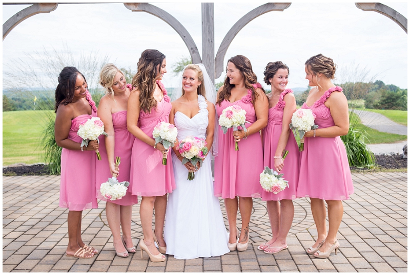 Bridal Party Penobscot Valley Country Club Wedding Photos by Linda Barry Photography