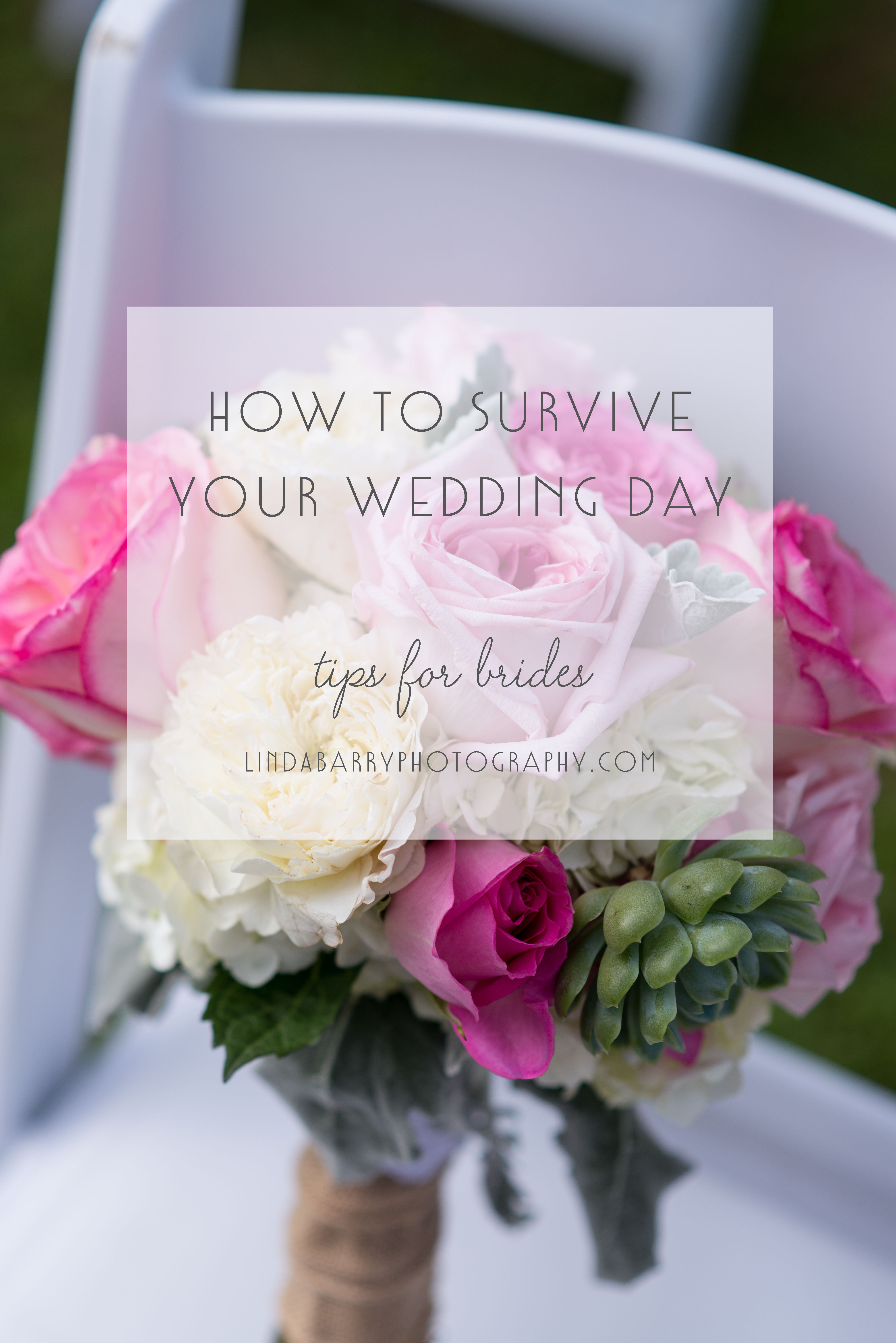 Tips for surviving your wedding day by Linda Barry Photography