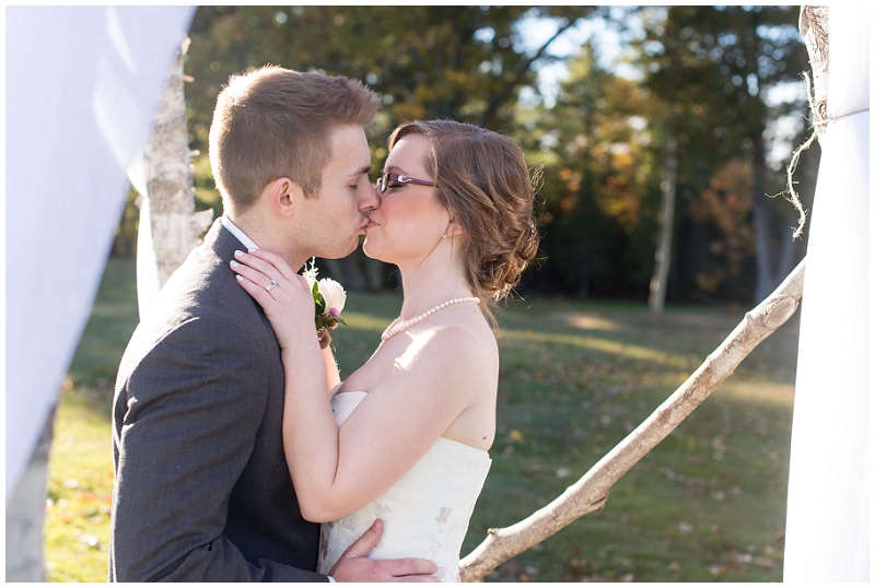 Maine Fall Wedding Photos by Linda Barry Photography