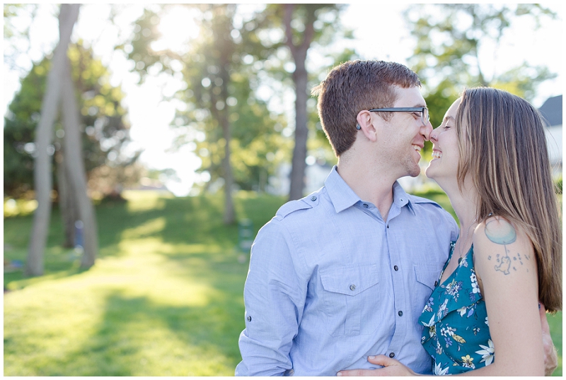 York Beach engagement session by Linda Barry Photography. Click here to see more of Brad and Meaghan's beautiful summer engagement photos!