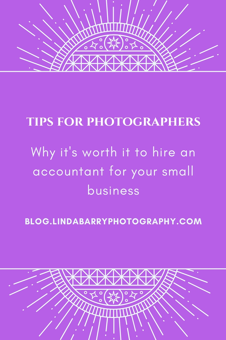 Why you should have an accountant for your photography business. Click here to read more by Linda Barry Photography!