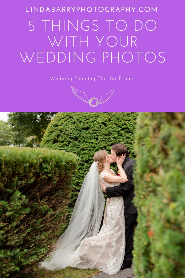 5 things to do with your wedding photos after your day is done! Click here to read the 5 ideas by Linda Barry Photography! There's also a bonus idea! :)