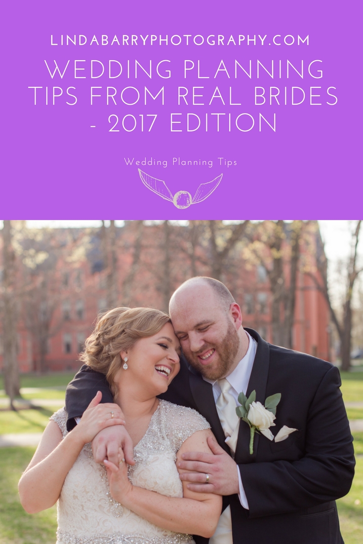Wedding planning tips and advice from ACTUAL 2017 brides.