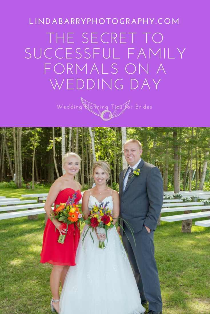 There is one secret sauce tip to help ensure that the family formals on your wedding day goes as SMOOTHLY as possible! Click here to read what it is!