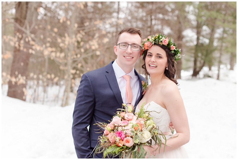 Emily and Nick were married at Stone Mountain Arts Center. Click here to see more wedding images by Linda Barry Photography. Bride and groom portraits.