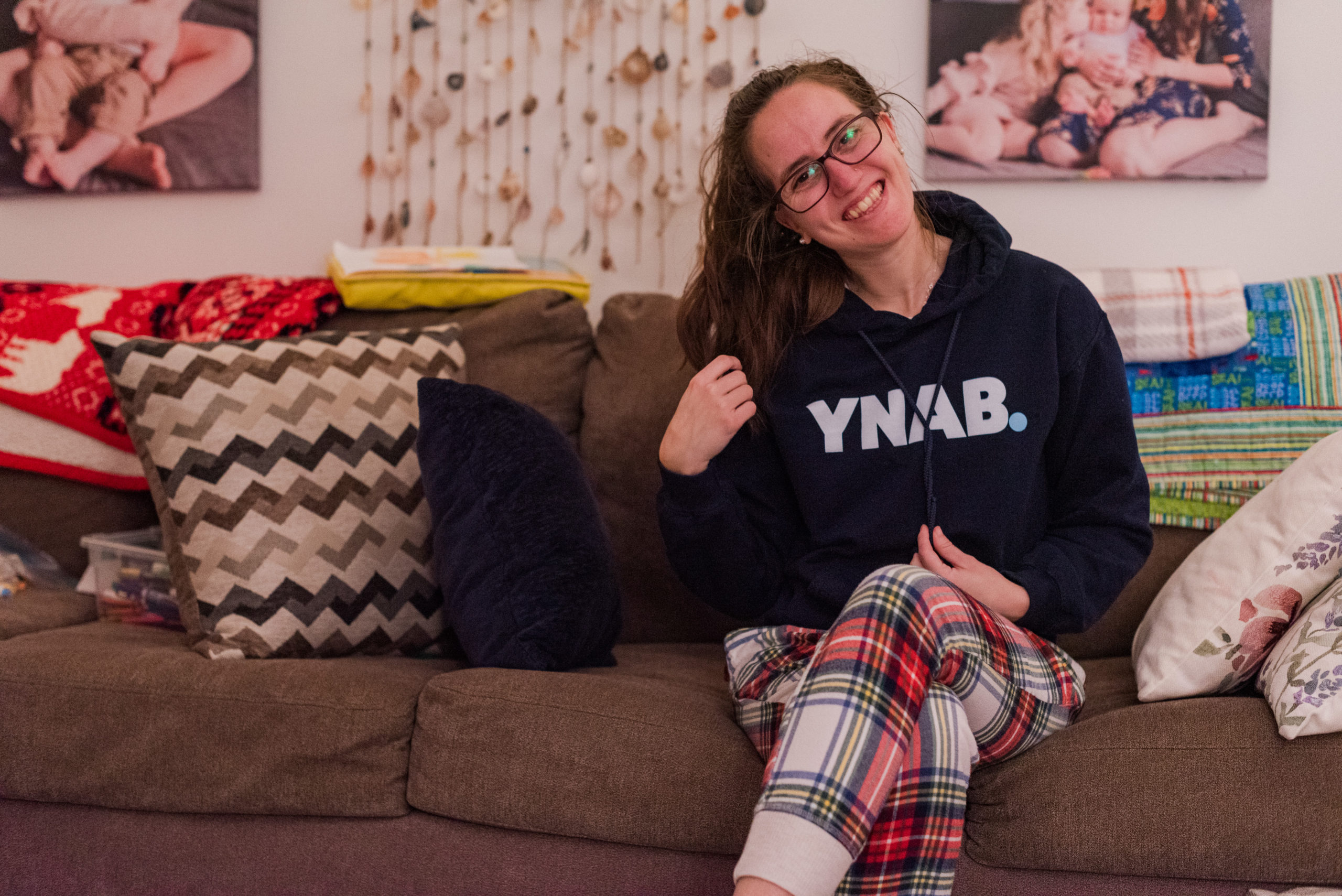 you need a budget second edition me wearing a YNAB sweatshirt